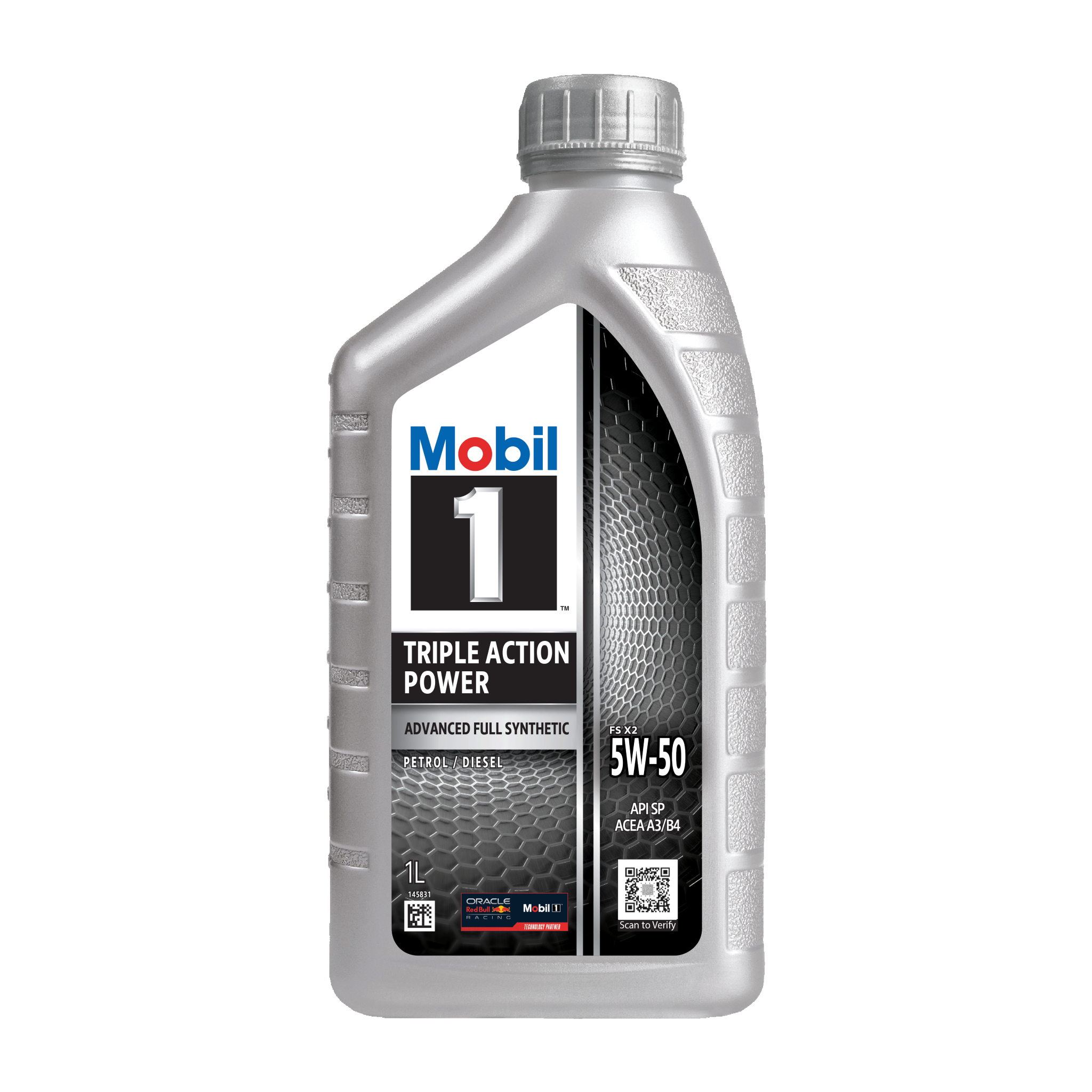 MOBIL 1 TRIPLE ACTION 5W-50 1L - Image 1