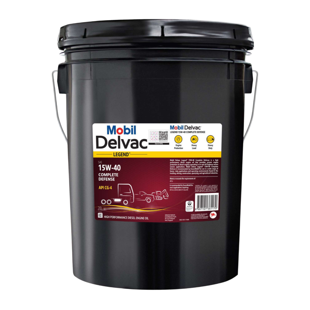 MOBIL DELVAC LEGEND 15W-40 COMPLETE DEFENSE PAIL 20L