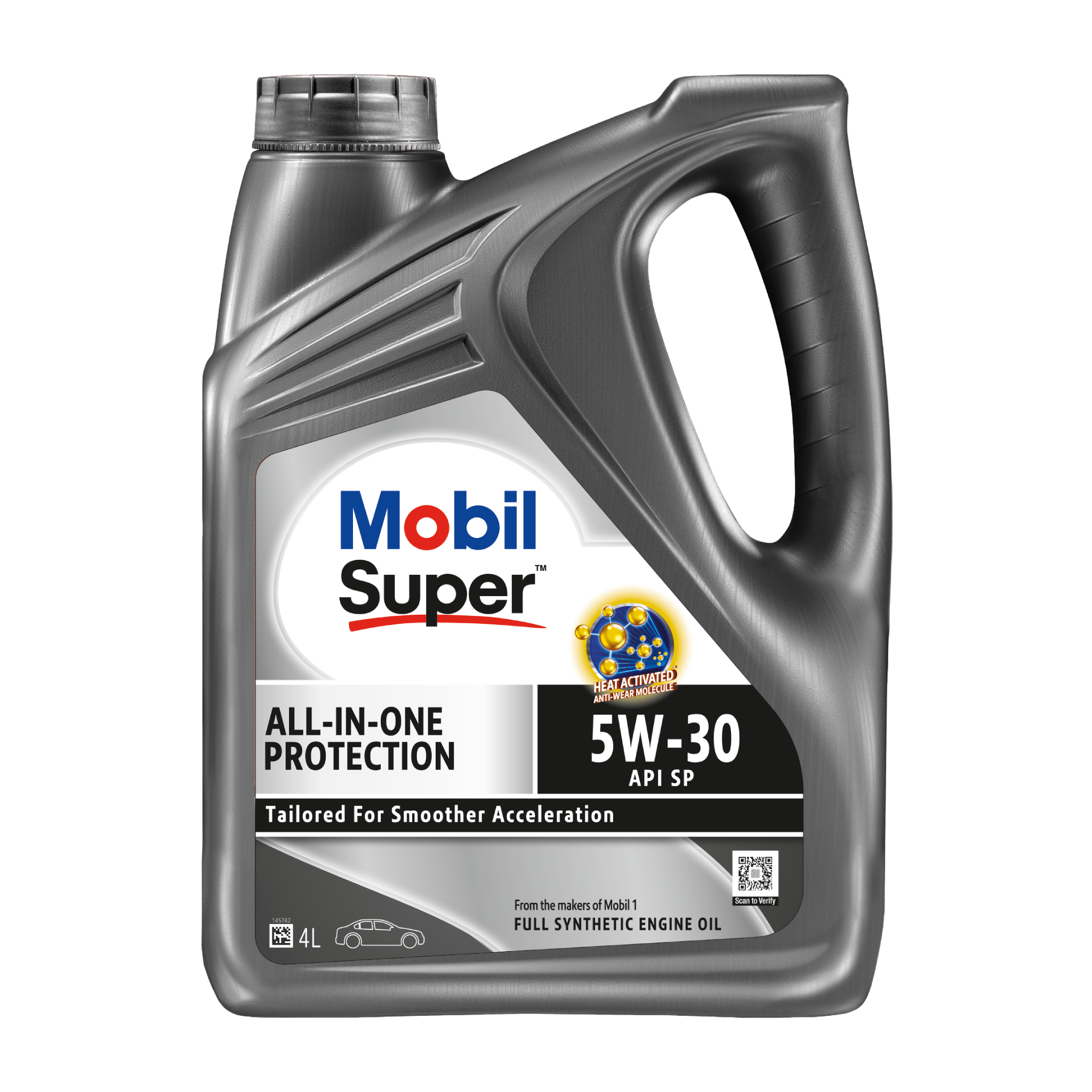 MOBIL SUPER ALL IN ONE PROTECTION 5W-30 GALLON  4L - Image 1